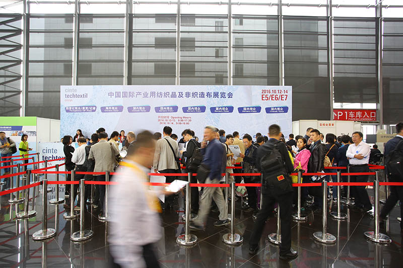 產業(yè)用及無紡布展現場圖片